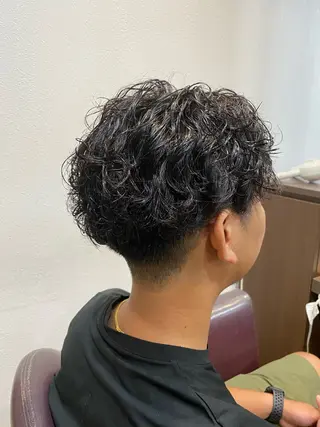 ショート パーマ 仲井 充のヘアスタイル