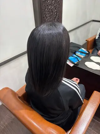 ミディアム カラー 本間友也/透明感 /ハイトーンのヘアスタイル