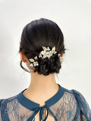 ヘアアレンジ MINAMO 韓国レイヤーのヘアスタイル