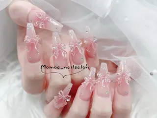 ネイル MoMoA Nail ネイル長さ出し専門店のネイルデザイン