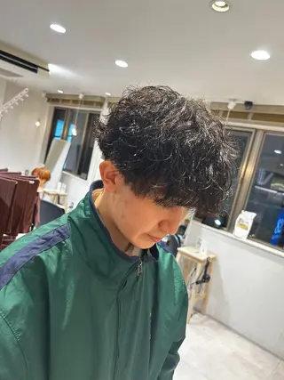 ショート パーマ メンズ AI TOKYO men’s  横浜所属・メンズ支持数No.1 👑リュウ👑のヘアスタイル
