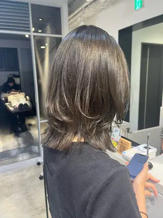ミディアム 宮城 星のヘアスタイル
