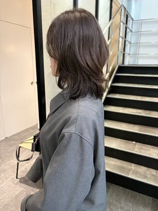 ミディアム カラー mao | 柔らか艶カラー🫧のヘアスタイル