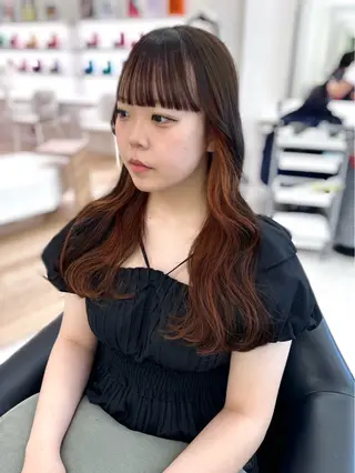 ロング カラー ♡ParveMix NANO♡のヘアスタイル