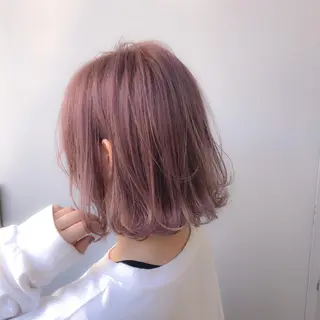 ミディアム カラー ヘアアレンジ 🐩推し活🐩 FUTABA🍒のヘアスタイル