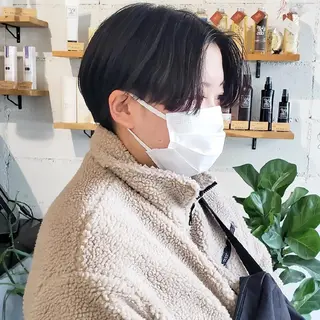 ショート 天王寺韓国ヘア 小山歓実のヘアスタイル