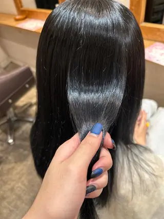 ロング カラー レイヤーカット/ 縮毛矯正🇰🇷早坂のヘアスタイル