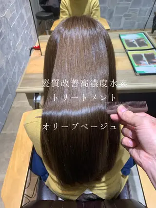 ロング 嶋崎 啓人のヘアスタイル