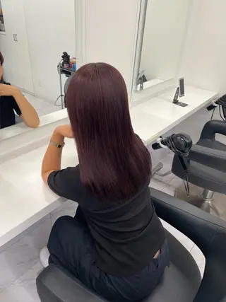 ロング カラー ヘアアレンジ 💗横浜美容室 💗HARUNAのヘアスタイル