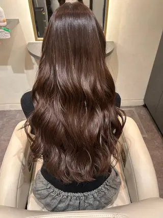 ロング カラー STAR＆PLANETS所属・天王寺/HOOP/ 城山悠蘭のヘアスタイル