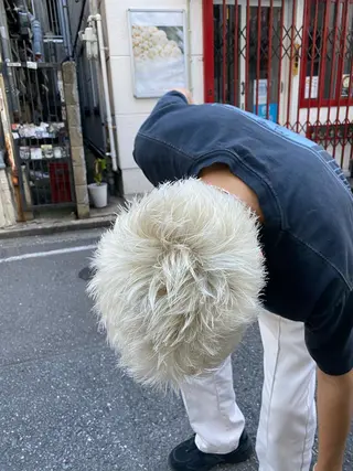 ショート カラー メンズ 吉武 茂暉のヘアスタイル