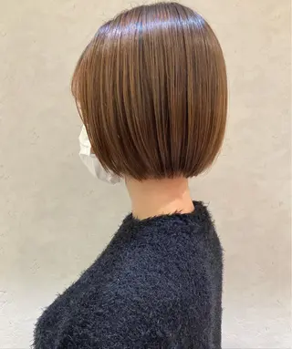 ショート nono/パーマ /顔まわりカット🐈のヘアスタイル