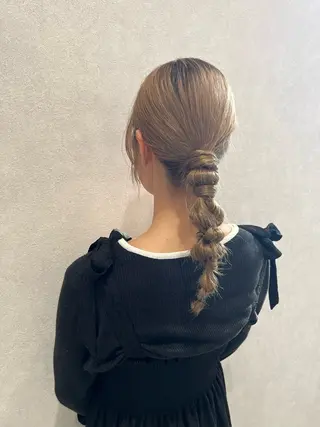 ヘアアレンジ 福島 果音のヘアスタイル