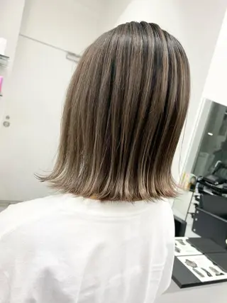 ミディアム カラー パーマ ヘアアレンジ キッズ ネイル マツエク・マツパ ★ 里奈★のヘアスタイル