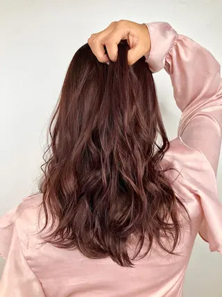 ロング カラー 店長　濱口 花菜　美髪整形のヘアスタイル