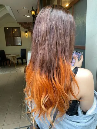 ロング カラー パーマ ヘアアレンジ メンズ キッズ ネイル マツエク・マツパ 🌈髪質改善・美髪矯 正・平野瀬乃🌈のヘアスタイル