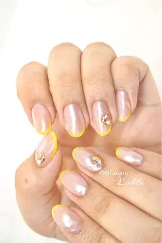 ショート カラー ネイル Nail salon Lieblleのネイルデザイン
