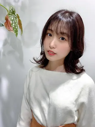 セミロング 松川  智行のヘアスタイル