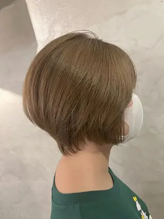 ショート 透明感カラー/ ブリーチ無し/RYOのヘアスタイル