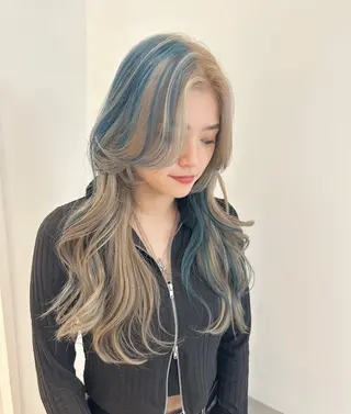 ミディアム MiRI💜地毛級 エクステ✖似合わせ技のヘアスタイル