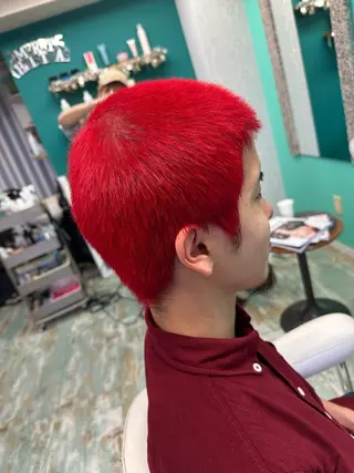 ショート カラー メンズ 三原 友美のヘアスタイル