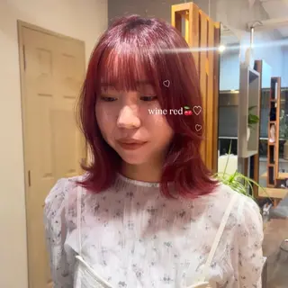 ミディアム ai🎀中目黒美容室 /暖色×ガーリーのヘアスタイル