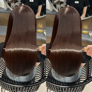 ロング 今話題の艶髪矯正 美艶カラー/FUKAのヘアスタイル