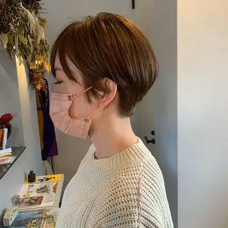ショート 綿貫 美雪のヘアスタイル