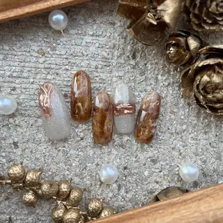 ネイル ⭐︎休業中の練習⭐︎ JNA認定講師髙橋のネイルデザイン