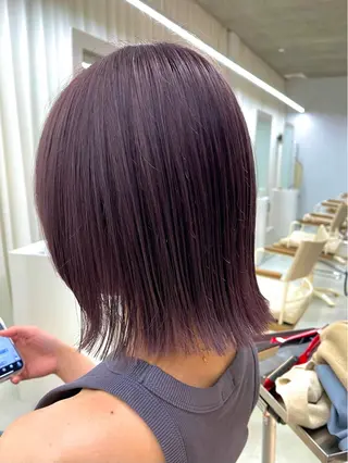 ミディアム カラー 柴田泰秀sotti. 髪質改善/ブリーチのヘアスタイル