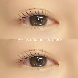 マツエク・マツパ Lumiére SAKURAのマツエク・マツパデザイン