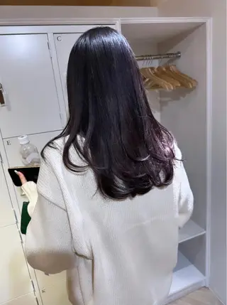 セミロング カラー 透明感カラー/京橋/ reikoのヘアスタイル