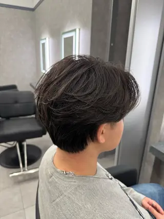 ショート カラー パーマ メンズ メンズ特化 👑YUTAのヘアスタイル