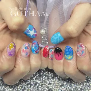 ネイル 高円寺駅からすぐ🌈 ネイルGOTHAMのネイルデザイン