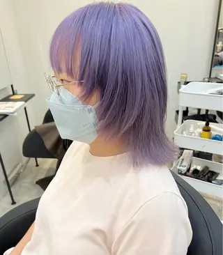 ミディアム カラー パーマ ヘアアレンジ メンズ キッズ ネイル マツエク・マツパ アイブロウ ブリーチ　ハイトーン 特化🌈フジタハルキのヘアスタイル