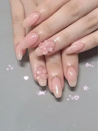 ネイル 艶/マグネット/網紅 /韓国/岩下りほのネイルデザイン