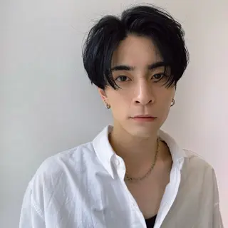 メンズ フェザーパーマ/ 曲がる矯正/酒井壮大のヘアスタイル