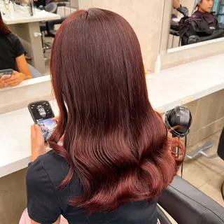 セミロング 💖札幌カラー 指名No.1💖玲奈のヘアスタイル