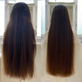 ロング カラー ヘアアレンジ マツエク・マツパ アイブロウ 透明感カラー🫧ヘア セット🫧松本菜月の眉毛・アイブロウイメージ