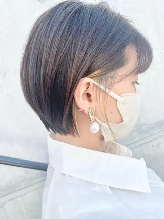 ショート カラー ショートボブ髪質改善 縮毛矯正のプロ山道潤のヘアスタイル