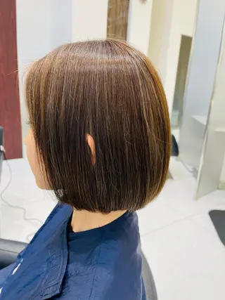 ミディアム 上原 和樹のヘアスタイル