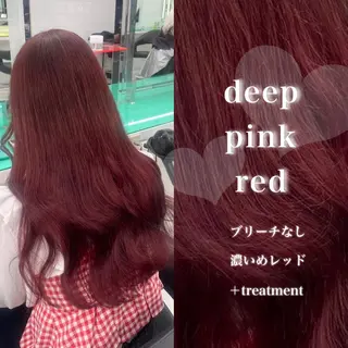 ロング カラー 韓国風艶髪🎀 暖色カラー🤍のヘアスタイル