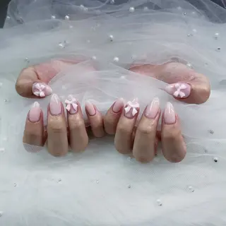 ネイル パーツ全部¥110 サロンミミのネイルデザイン