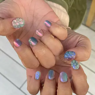 ネイル 新井 ひなののネイルデザイン