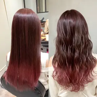 ロング カラー リサ tonieのヘアスタイル