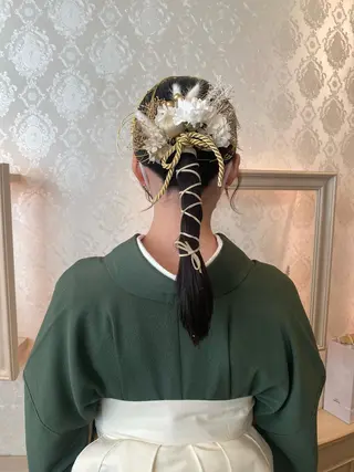 ヘアアレンジ 🦋Misaki🦋 メンズパーマ/着付けのヘアスタイル