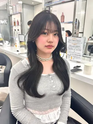 ロング カラー 🫧韓国風透明感 ヘア🫧towaのヘアスタイル