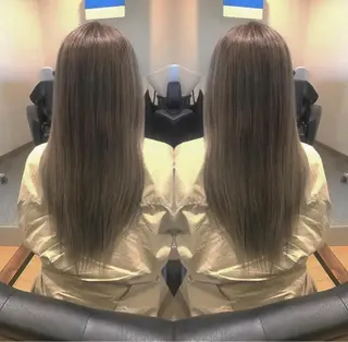 セミロング 美魔女 美容師NAOのヘアスタイル