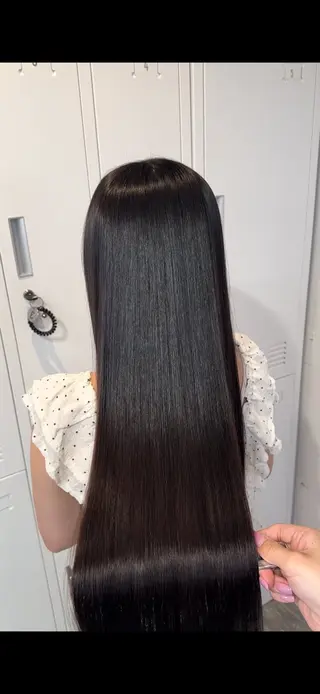 ロング 🎀縮毛矯正/ ツヤ髪/ANJU🌙のヘアスタイル