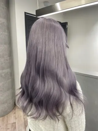 ロング ♡似合わせハイトーン ♡maiのヘアスタイル